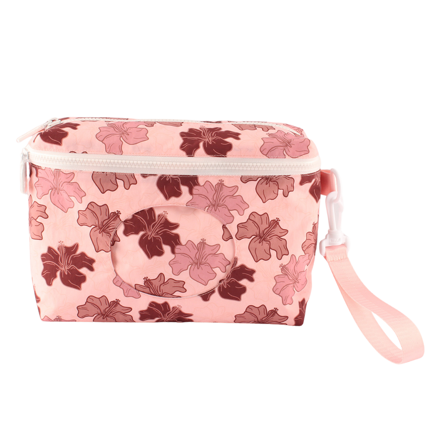 HIBISCUS DIAPER CLUTCH