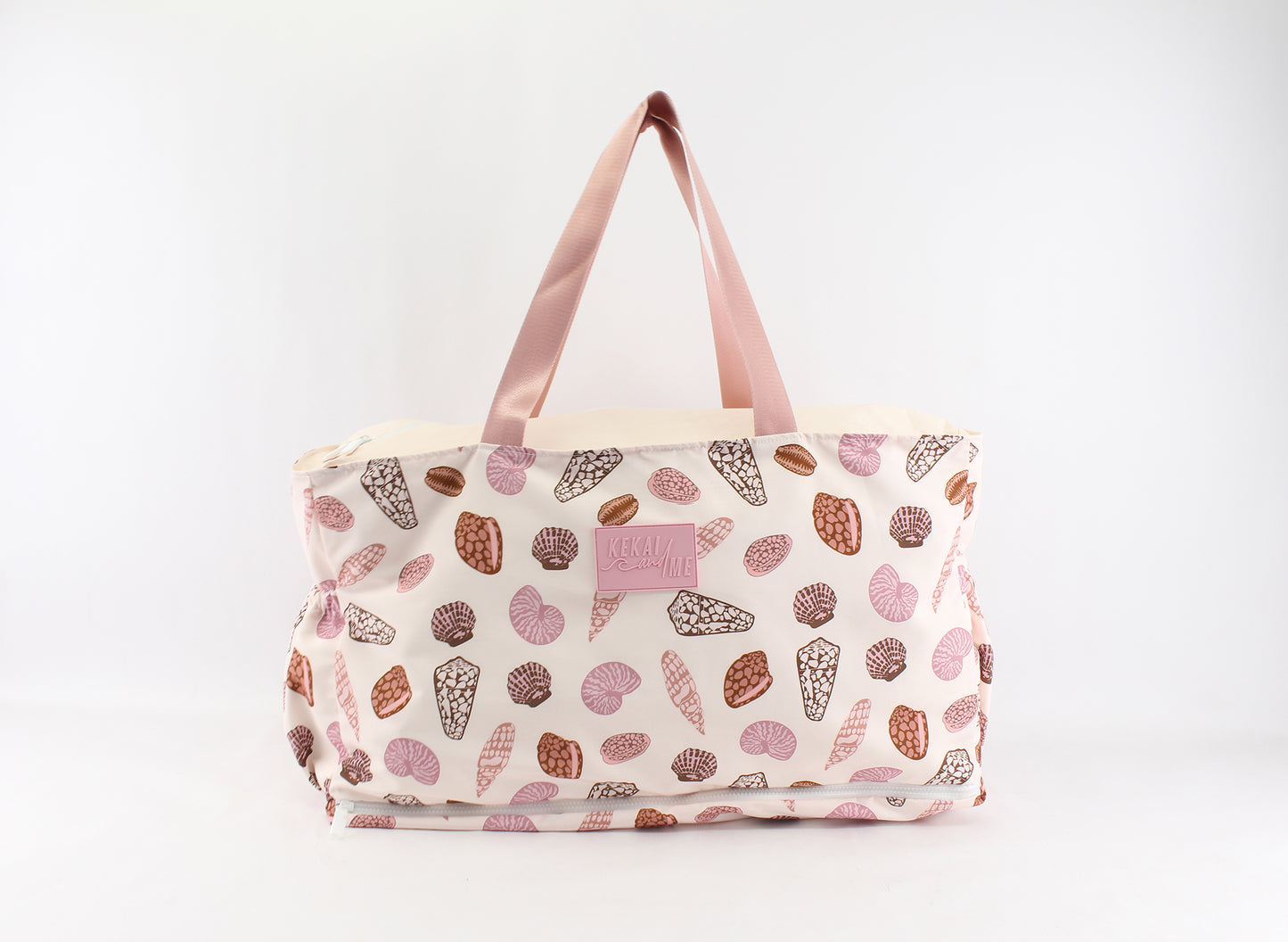 SEASHELLS SAND FREE TOTE BAG W/ POUCH