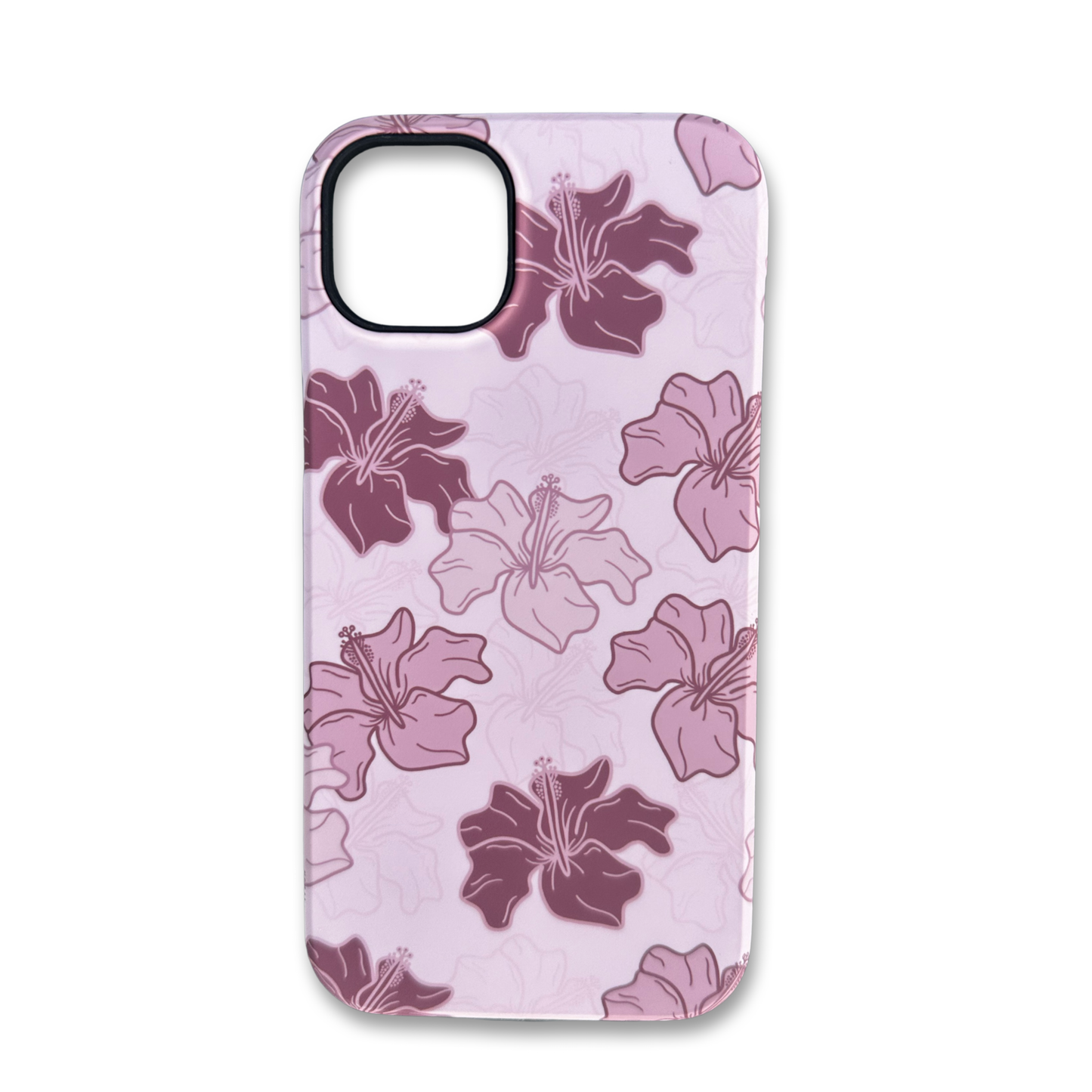 MUAVE HIBISCUS IPHONE CASE