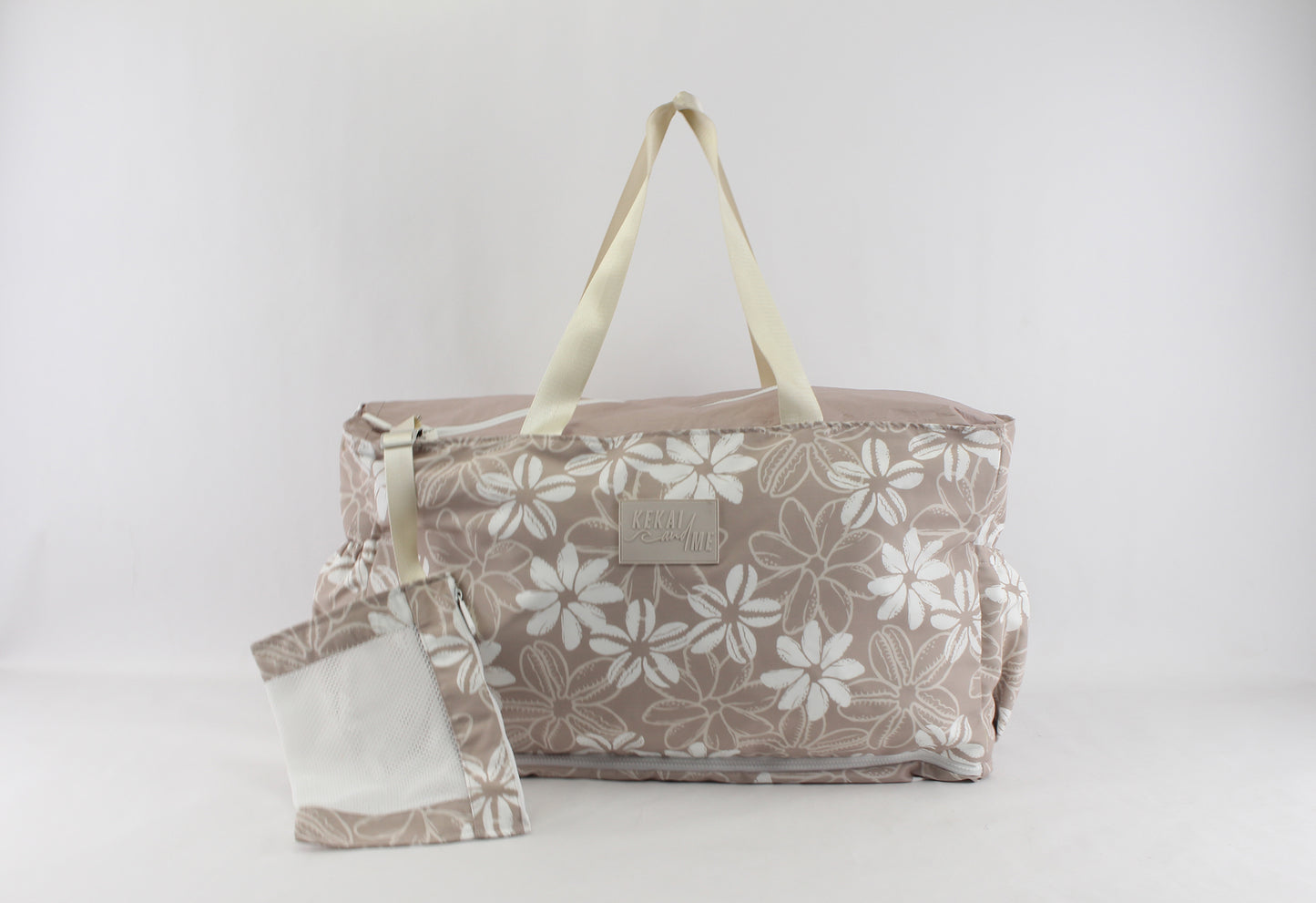 TIARE SHELLS SAND FREE TOTE BAG W/ POUCH