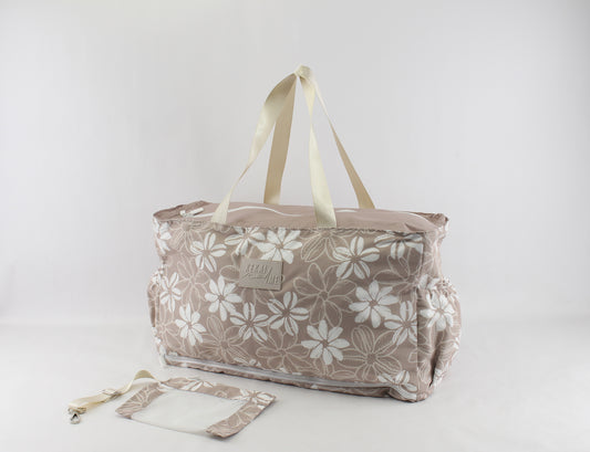 TIARE SHELLS SAND FREE TOTE BAG W/ POUCH