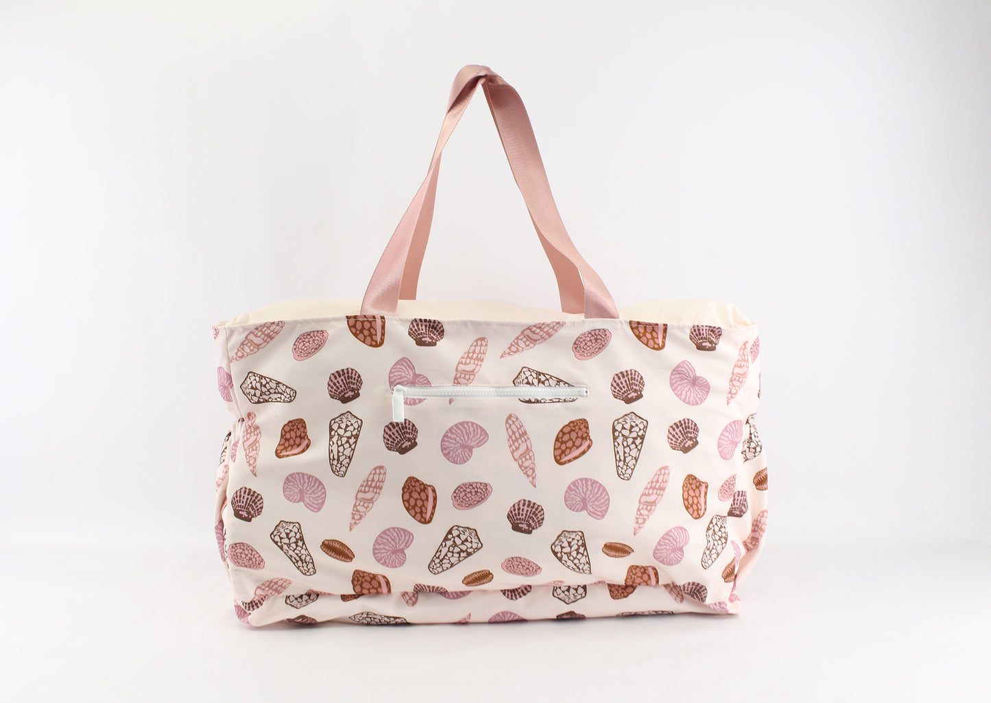 SEASHELLS SAND FREE TOTE BAG W/ POUCH