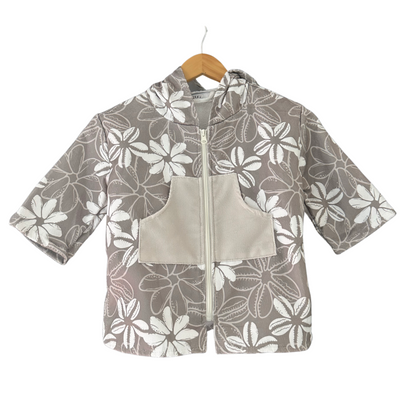 TIARE COWRIE HOODED PONCHO TOWEL