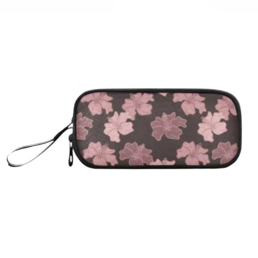 PREORDER MAUVE HIBISCUS PENCIL CASE