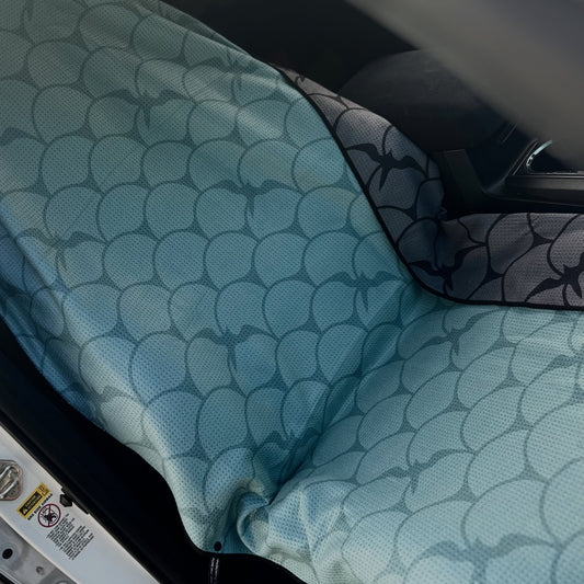 REVERSIBLE SEAT COVER TOWEL — ‘IWA SCALES