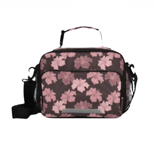PREORDER MAUVE HIBISCUS LUNCH BOX