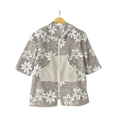 TIARE COWRIE HOODED PONCHO TOWEL