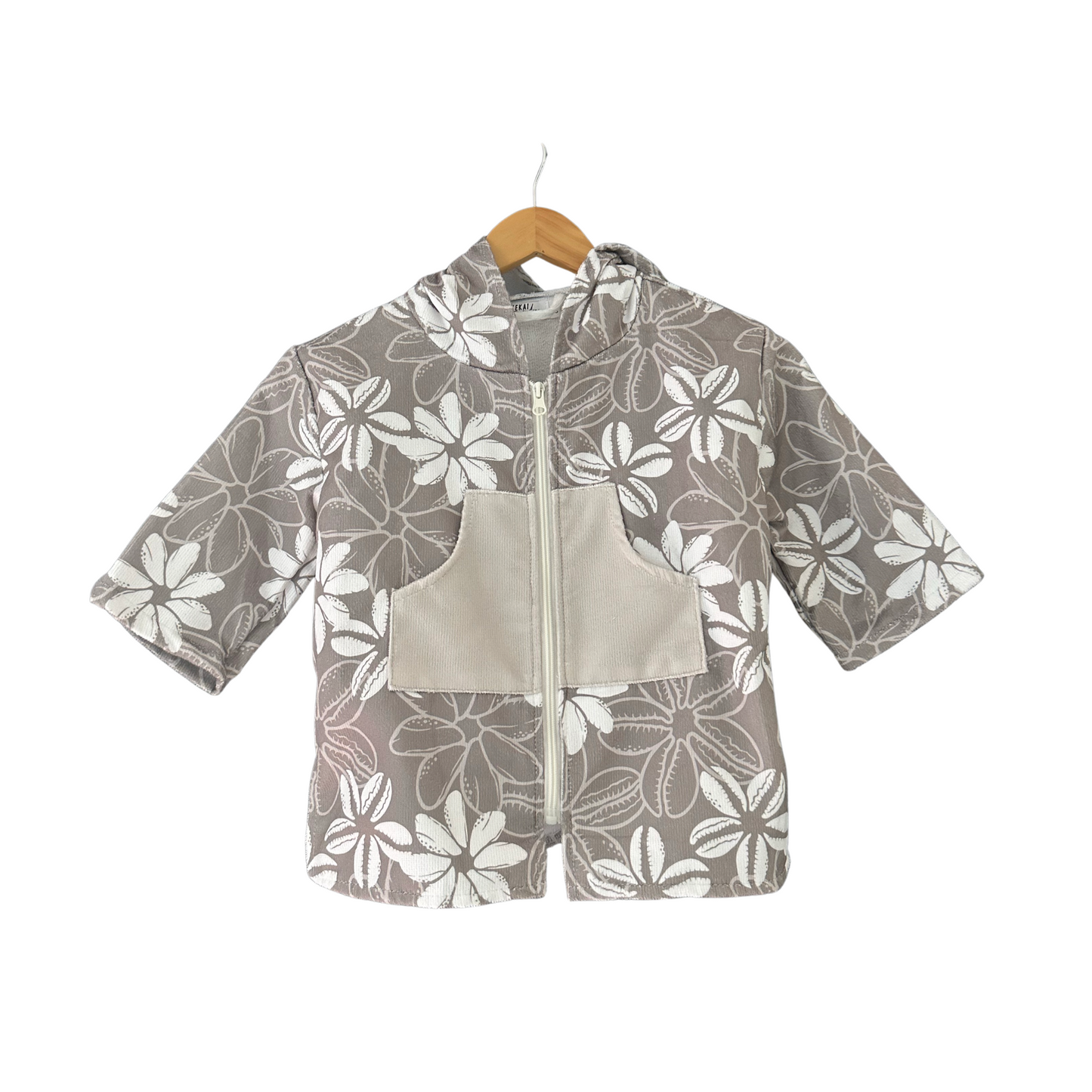 TIARE COWRIE HOODED PONCHO TOWEL