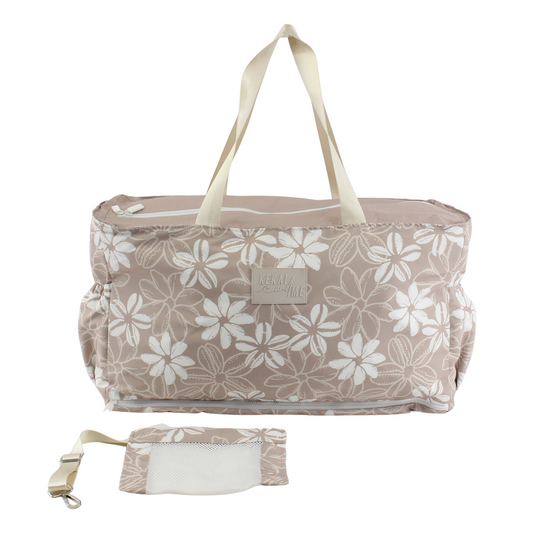 TIARE SHELLS SAND FREE TOTE BAG W/ POUCH
