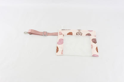 SEASHELLS SAND FREE TOTE BAG W/ POUCH