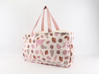 SEASHELLS SAND FREE TOTE BAG W/ POUCH