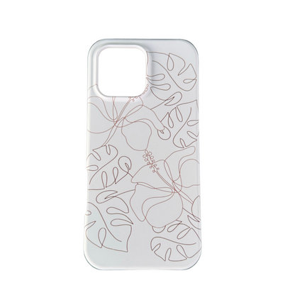 MONSTERA HIBISCUS IPHONE CASE